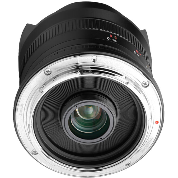 Lente Brightin Star 7.5mm f/2.8 Fisheye (Negro) - vista trasera