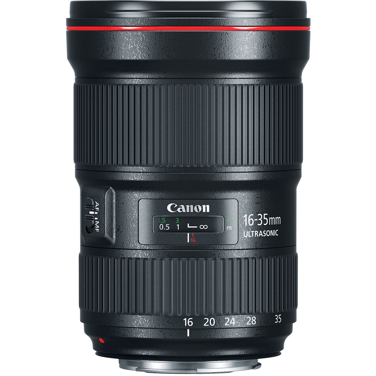 Lente Canon EF 16-35mm f/2.8L III USM - vista frontal