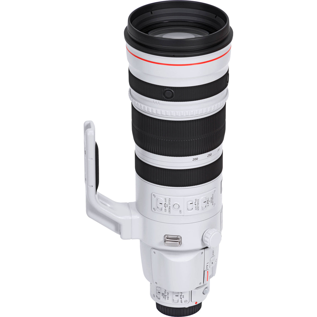 Lente Canon EF 200-400mm f/4L IS USM Extender 1.4x - vista lateral