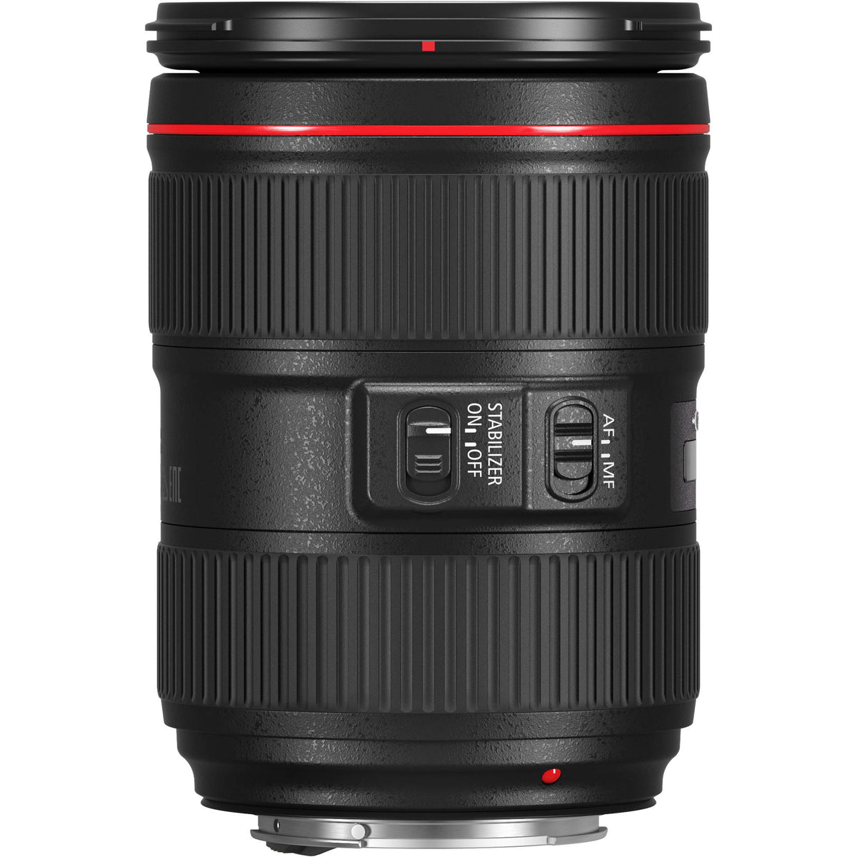 Lente Canon EF 24-105mm f/4L IS II USM - vista trasera