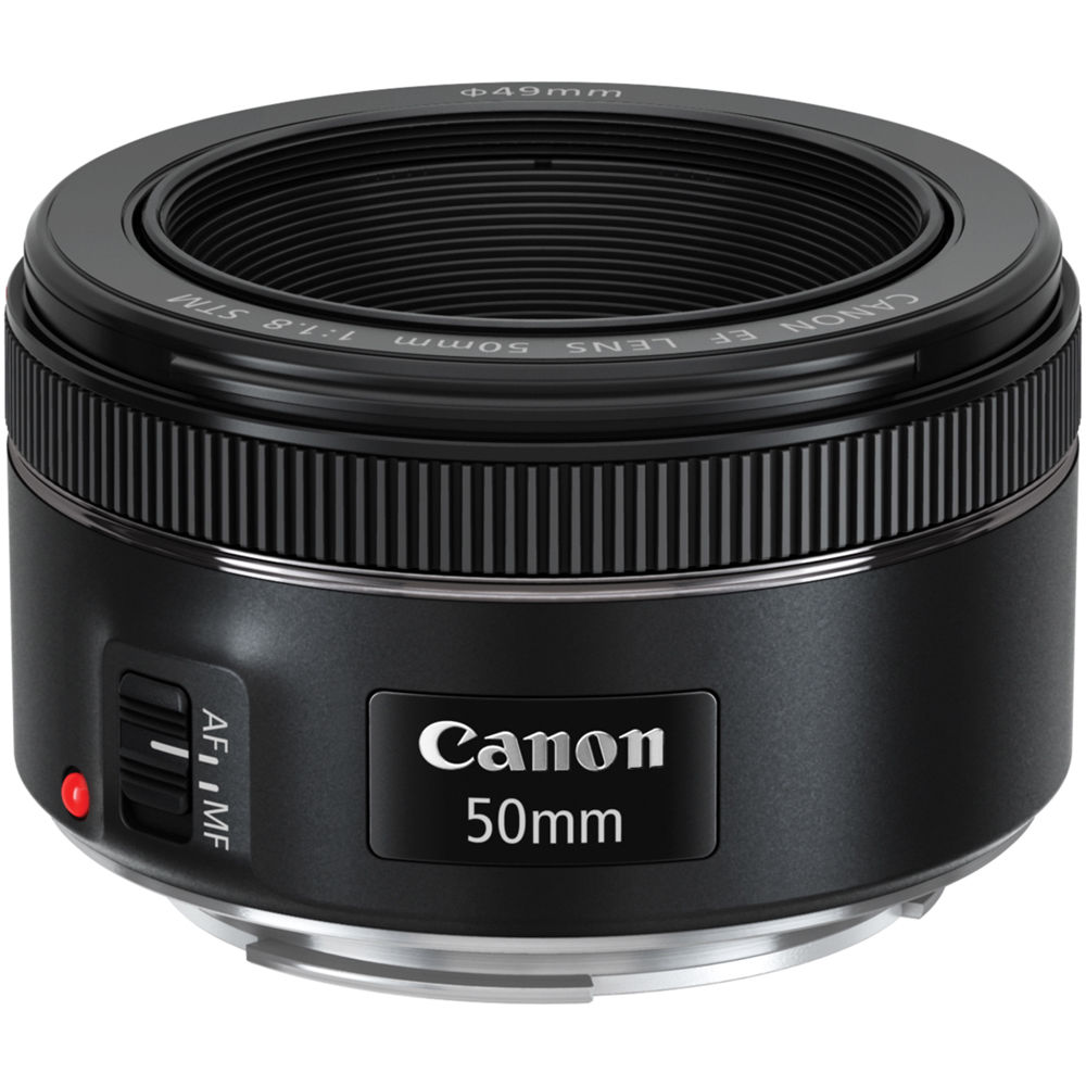 Lente Canon EF 50mm f/1.8 STM - vista principal