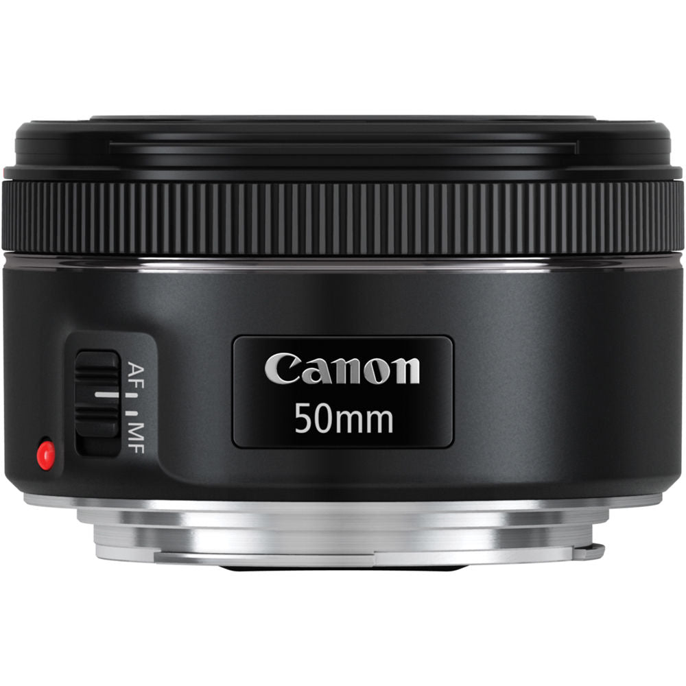 Lente Canon EF 50mm f/1.8 STM - vista frontal
