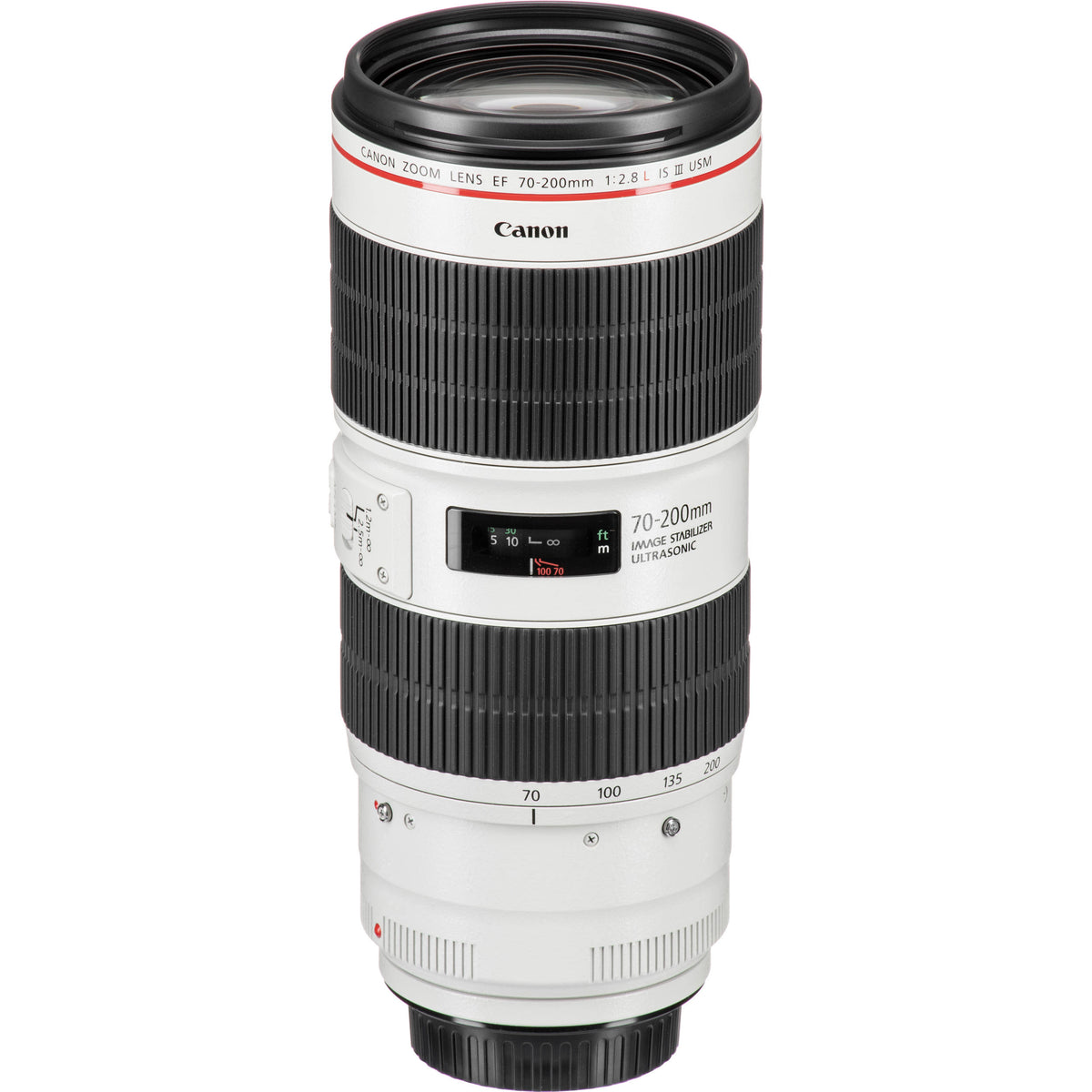 Lente Canon EF 70-200mm f/2.8L IS III USM - vista lateral