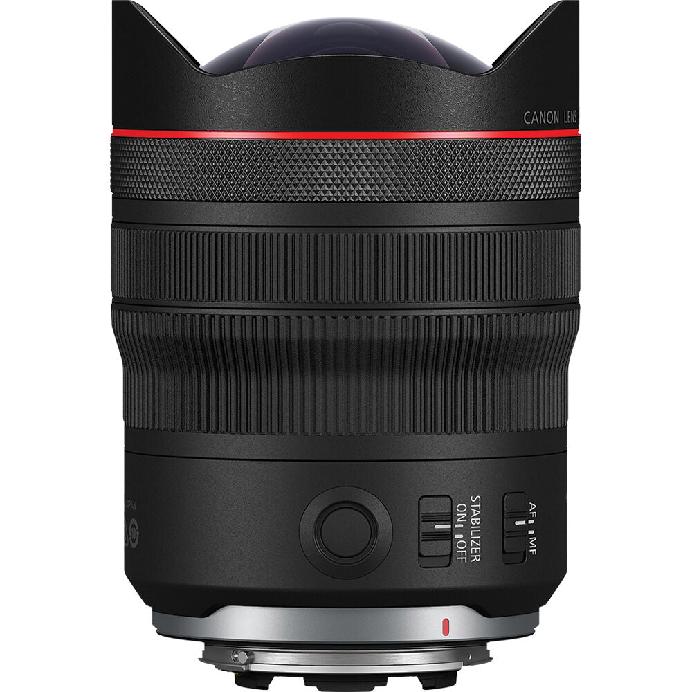 Lente Canon RF 10-20mm f/4 L IS STM - vista trasera