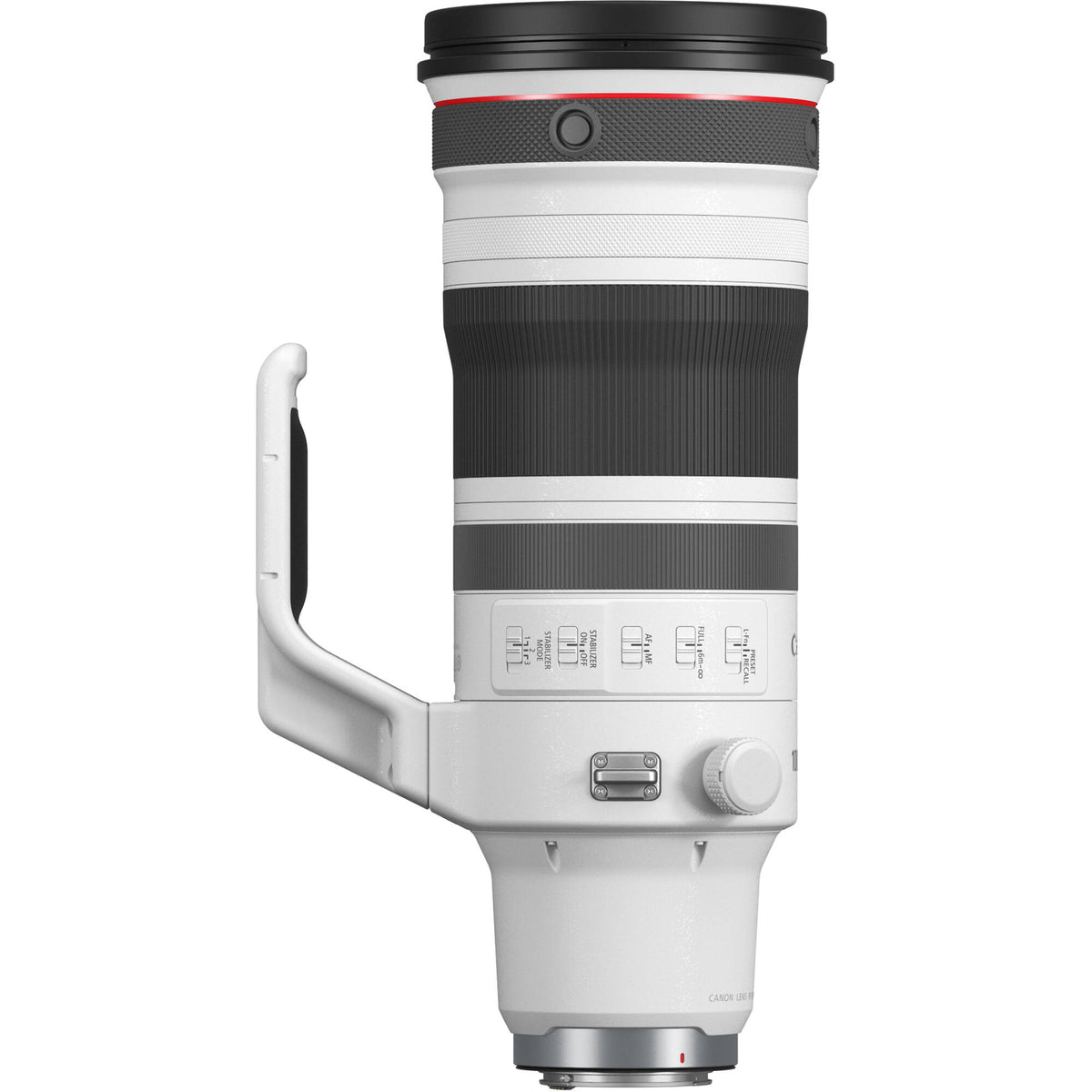 Lente Canon RF 100-300mm f/2.8 L IS USM - vista frontal