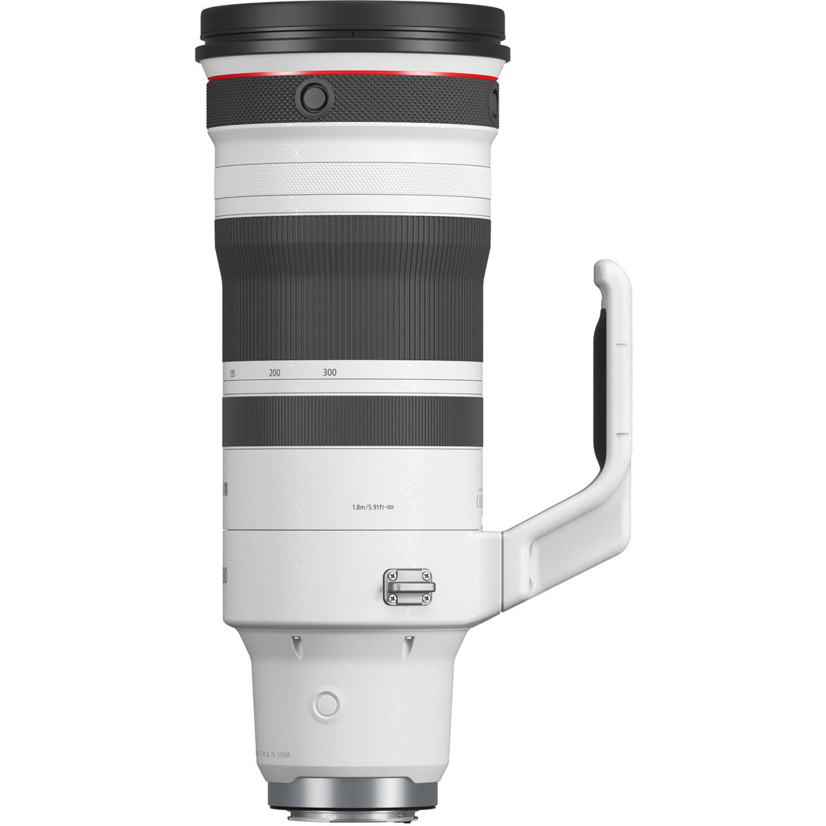 Lente Canon RF 100-300mm f/2.8 L IS USM - vista trasera