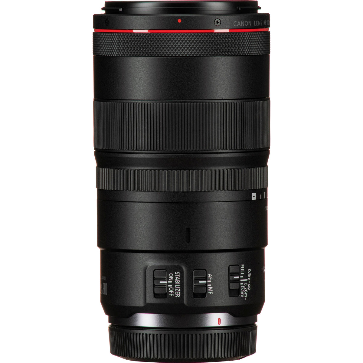 Lente Canon RF 100mm f/2.8 L Macro IS USM - detalle