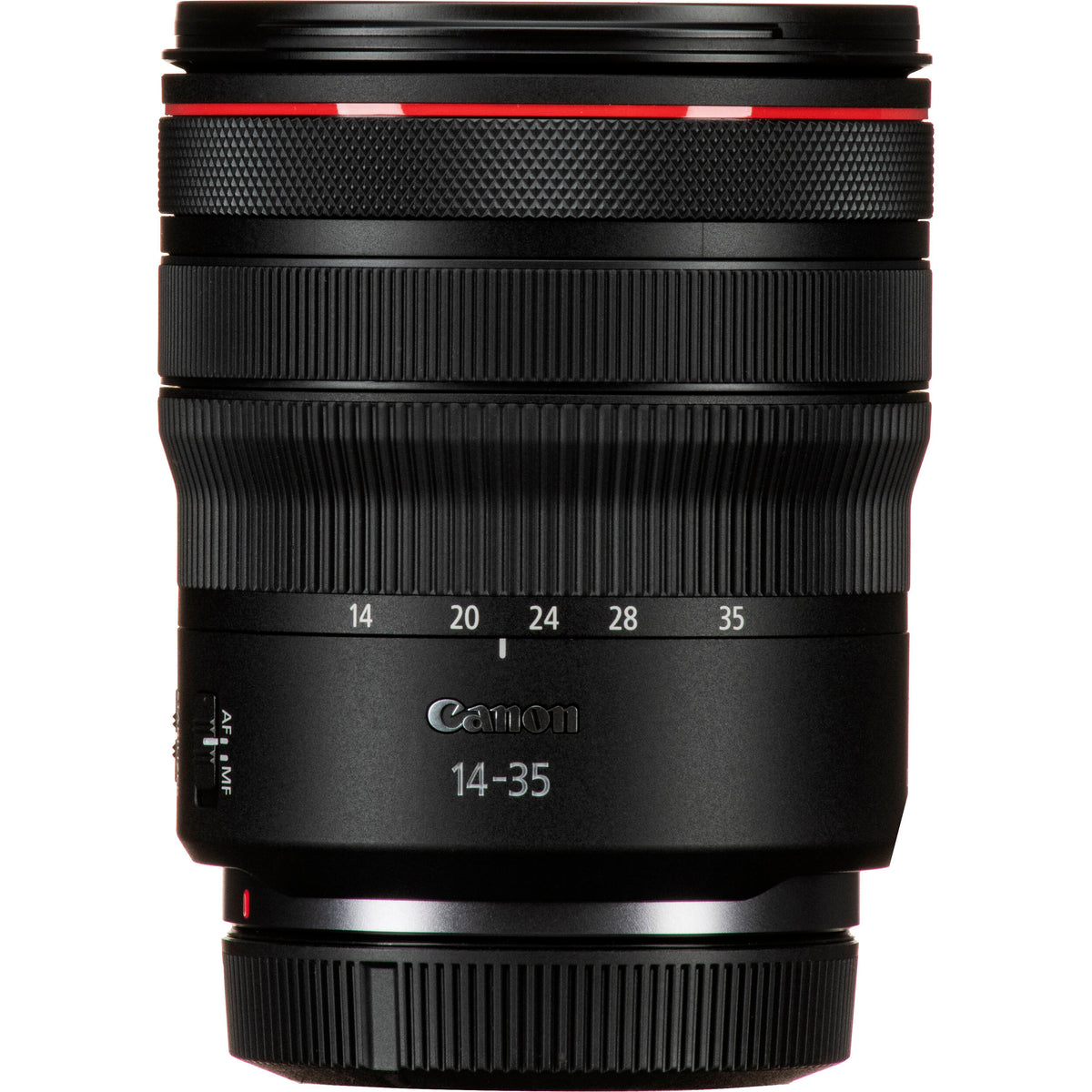 Lente Canon RF 14-35mm f/4 L IS USM - vista trasera