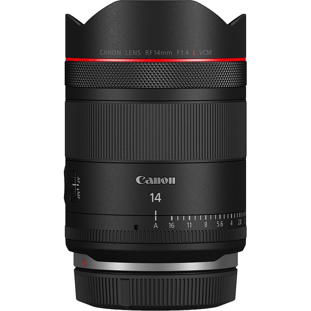 Lente Canon RF 14mm f/1.4 L VCM - vista frontal