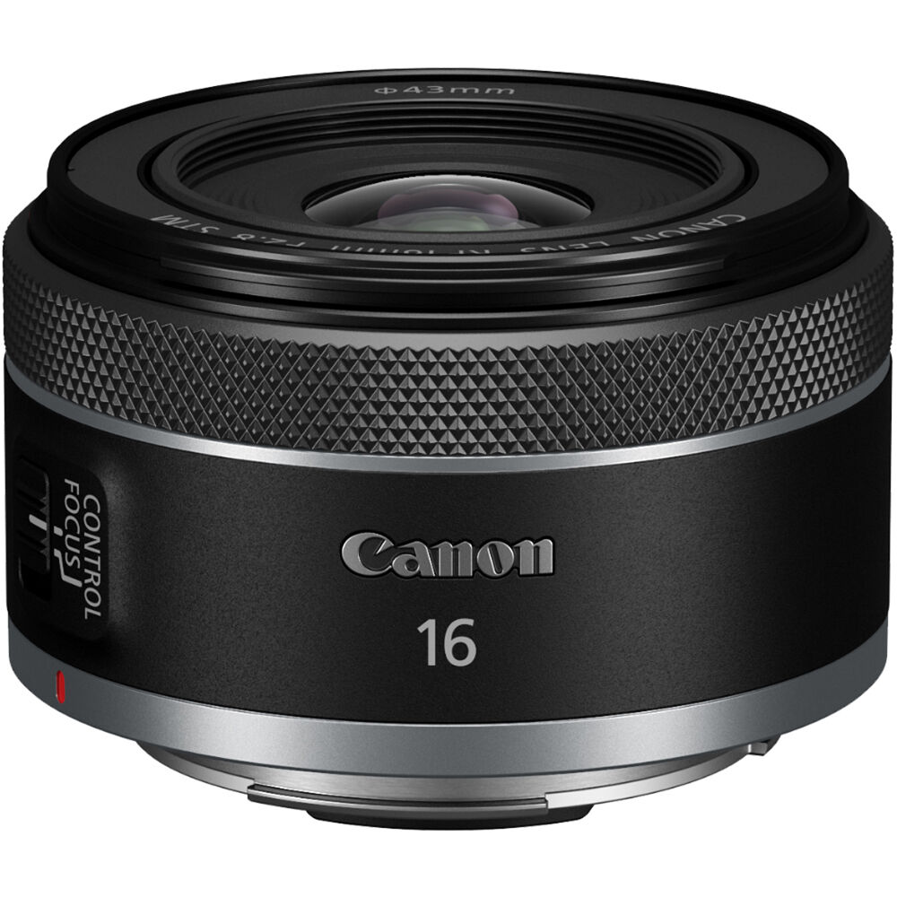 Lente Canon RF 16mm f/2.8 STM - vista principal