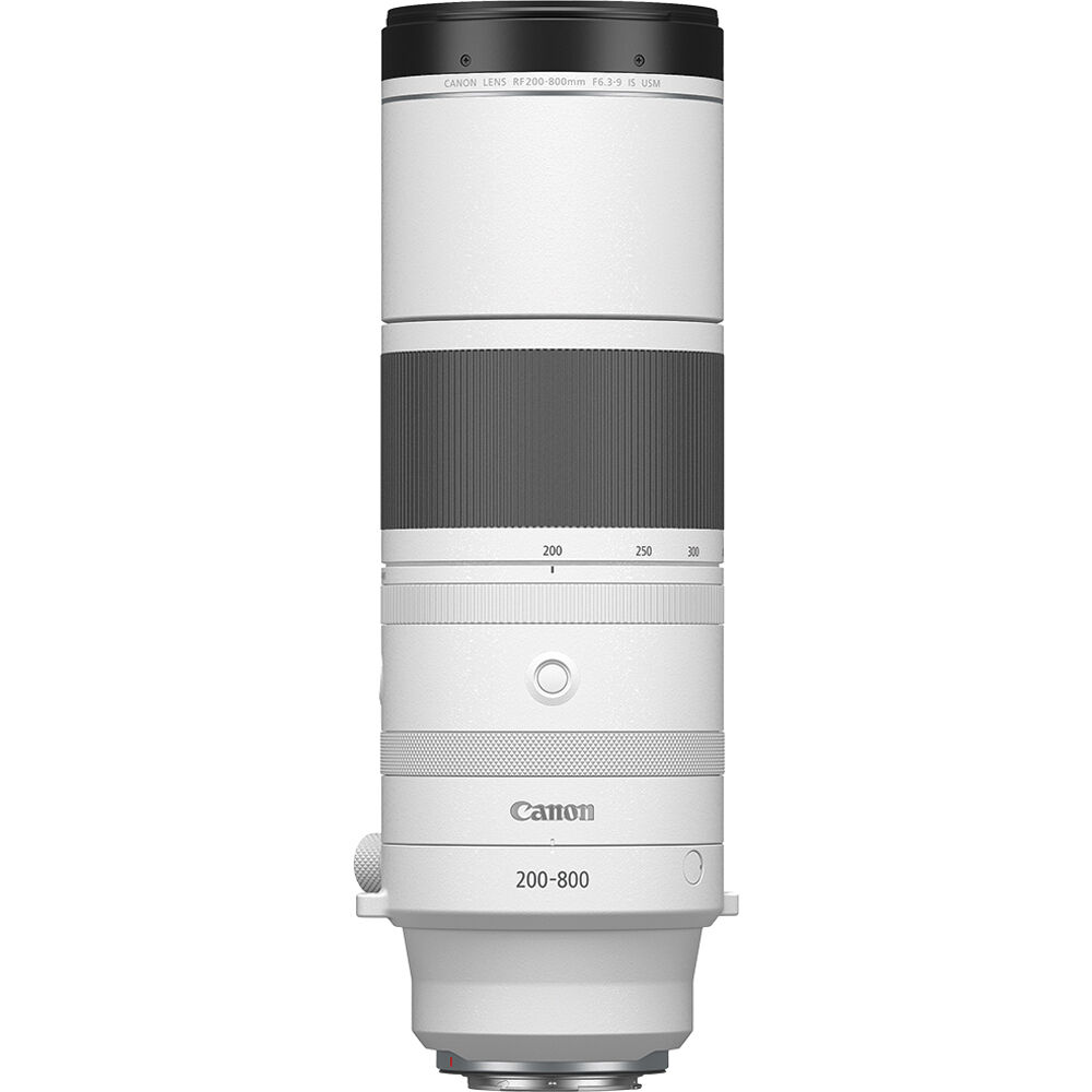 Lente Canon RF 200-800mm f/6.3-9 IS USM - vista principal