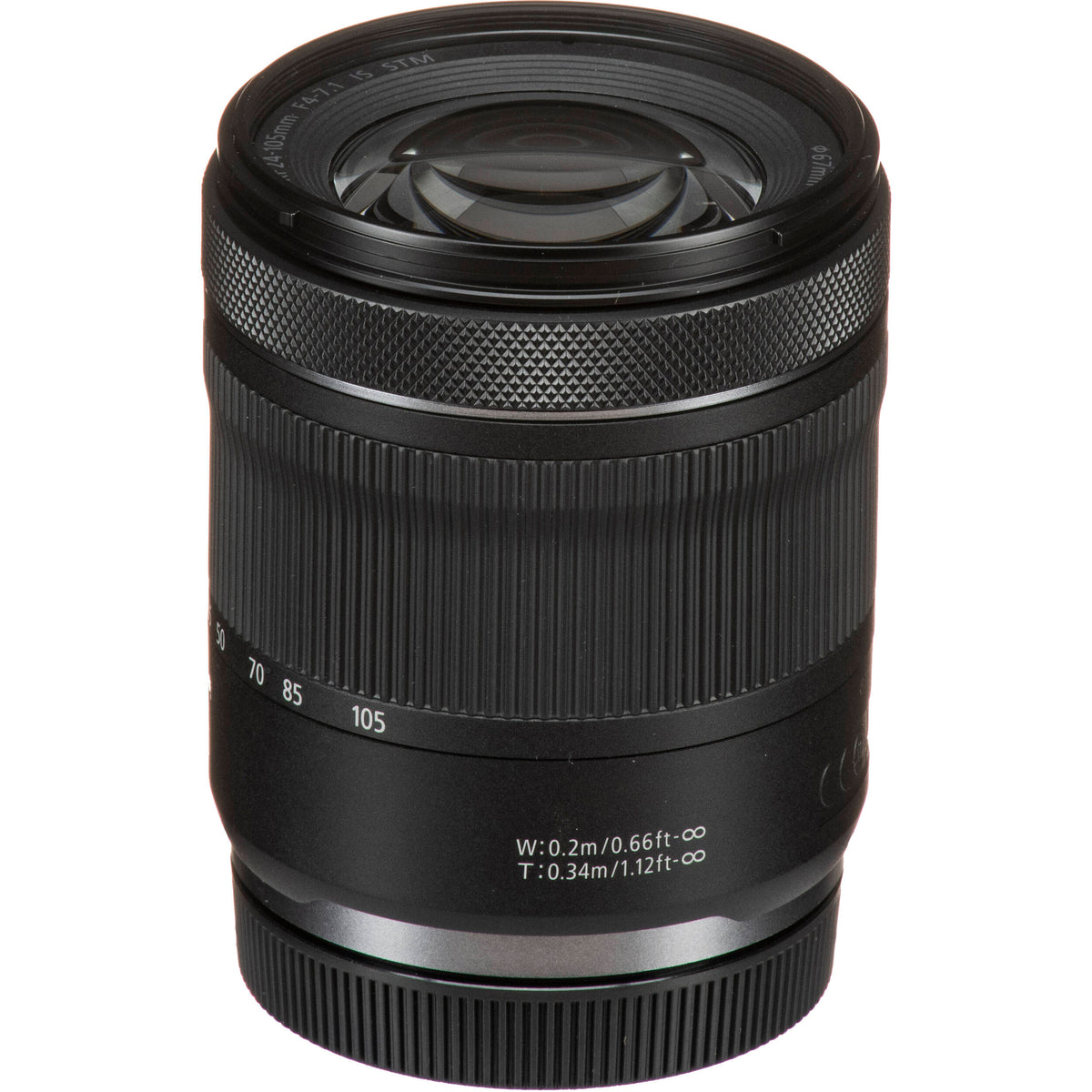 Lente Canon RF 24-105mm f/4-7.1 IS STM - contenido de la caja