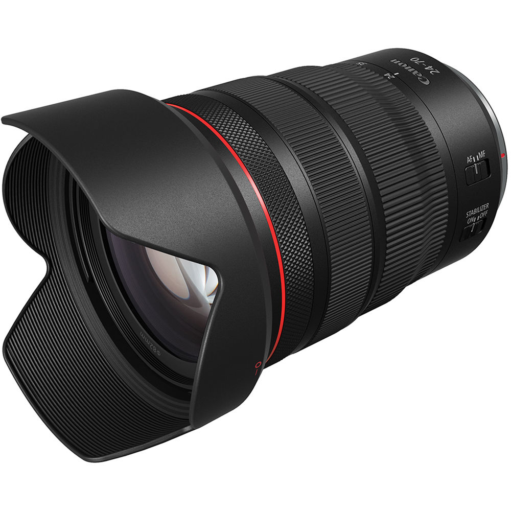 Lente Canon RF 24-70mm f/2.8 L IS USM - vista trasera