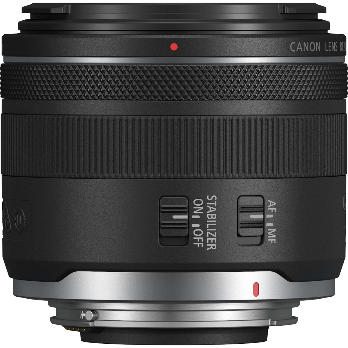 Lente Canon RF 24mm f/1.8 Macro IS STM - vista trasera