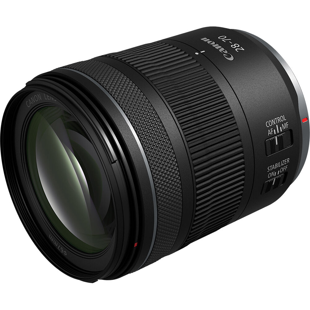 Lente Canon RF 28-70mm f/2.8 IS STM - vista trasera