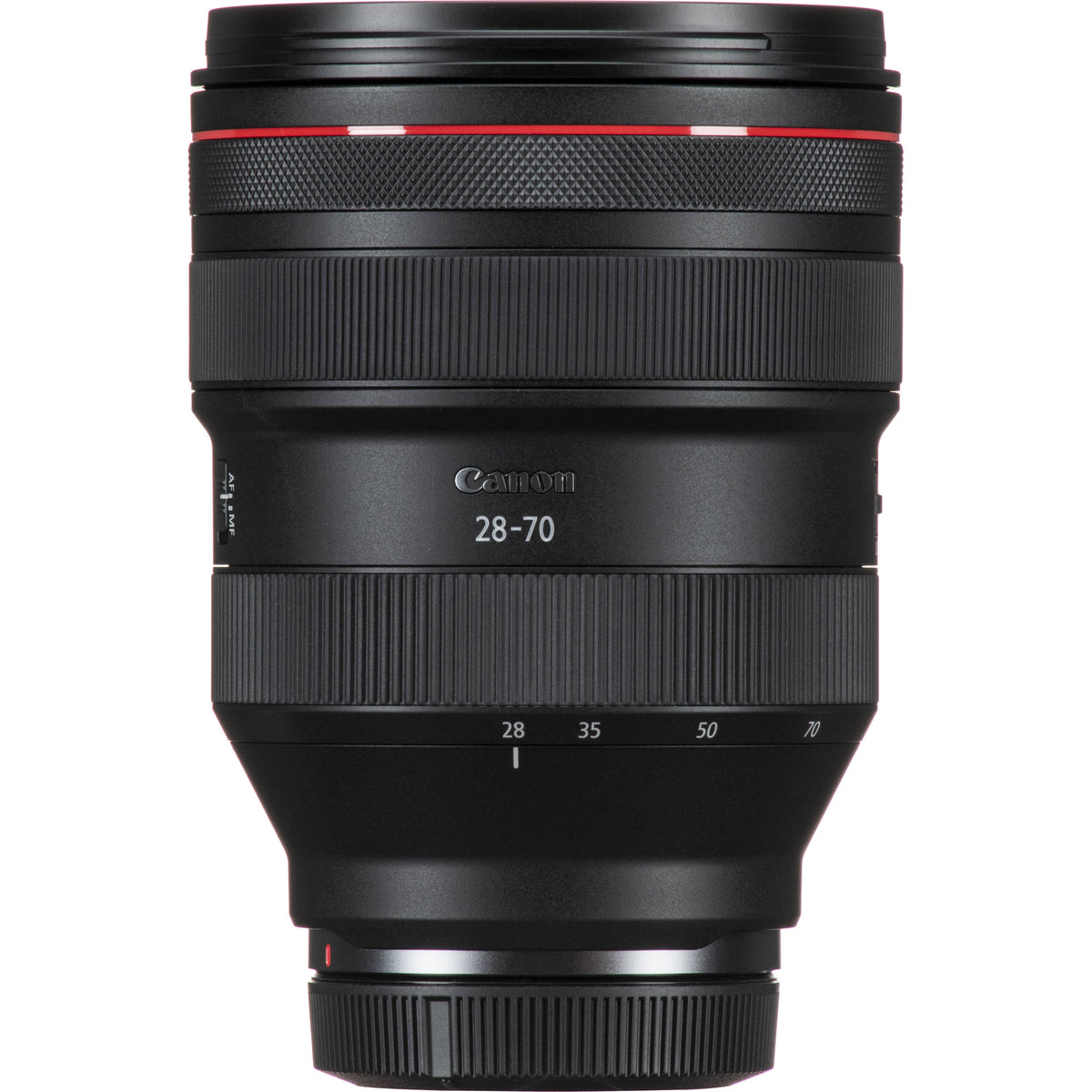 Lente Canon RF 28-70mm f/2 L USM - contenido de la caja