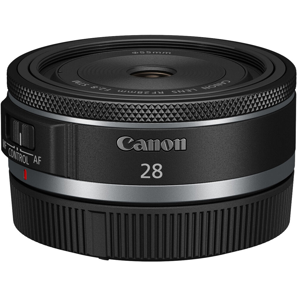 Lente Canon RF 28mm f/2.8 STM - vista frontal