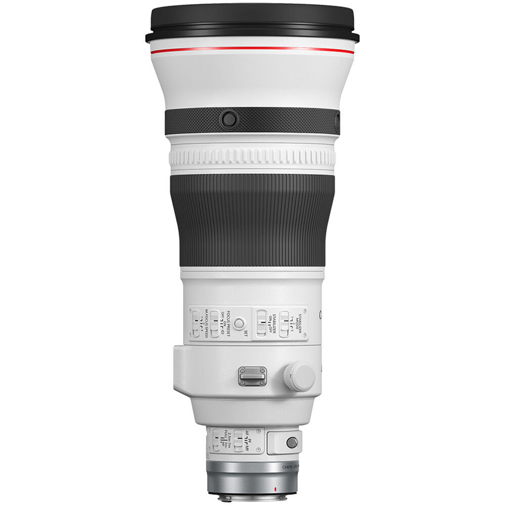 Lente Canon RF 400mm f/2.8 L IS USM - vista trasera