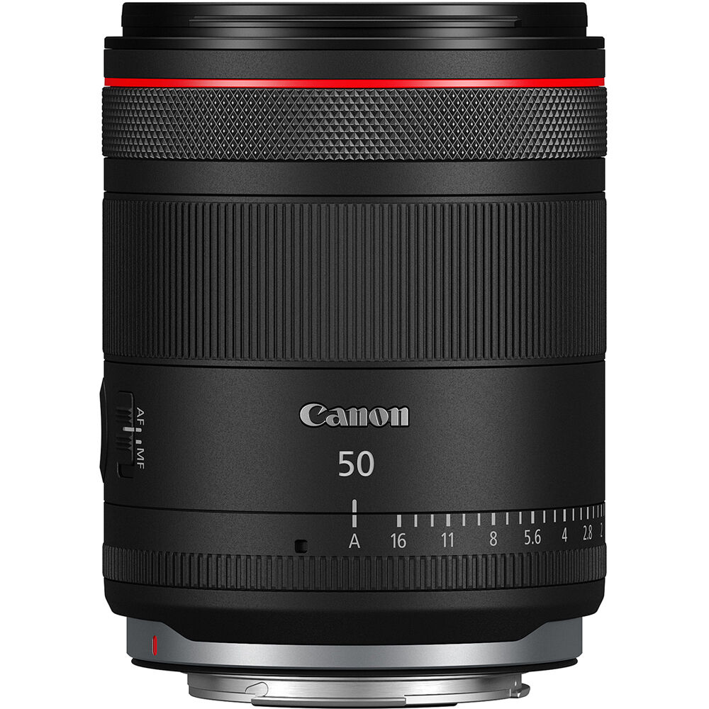 Lente Canon RF 50mm f/1.4 L VCM - vista frontal