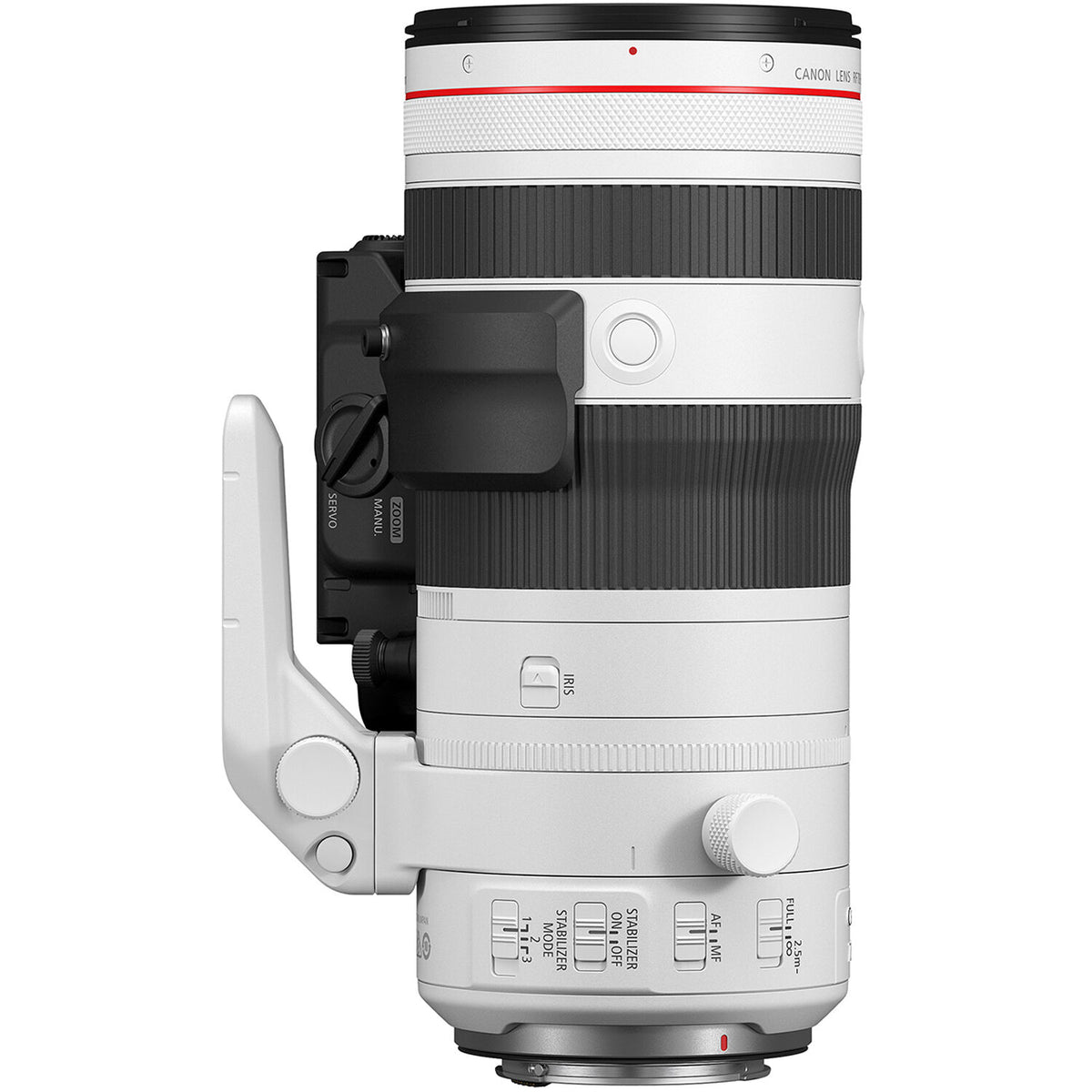 Lente Canon RF 70-200mm f/2.8 L IS USM Z (Blanco) - vista lateral