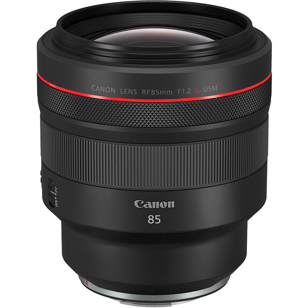 Lente Canon RF 85mm f/1.2 L USM - vista principal