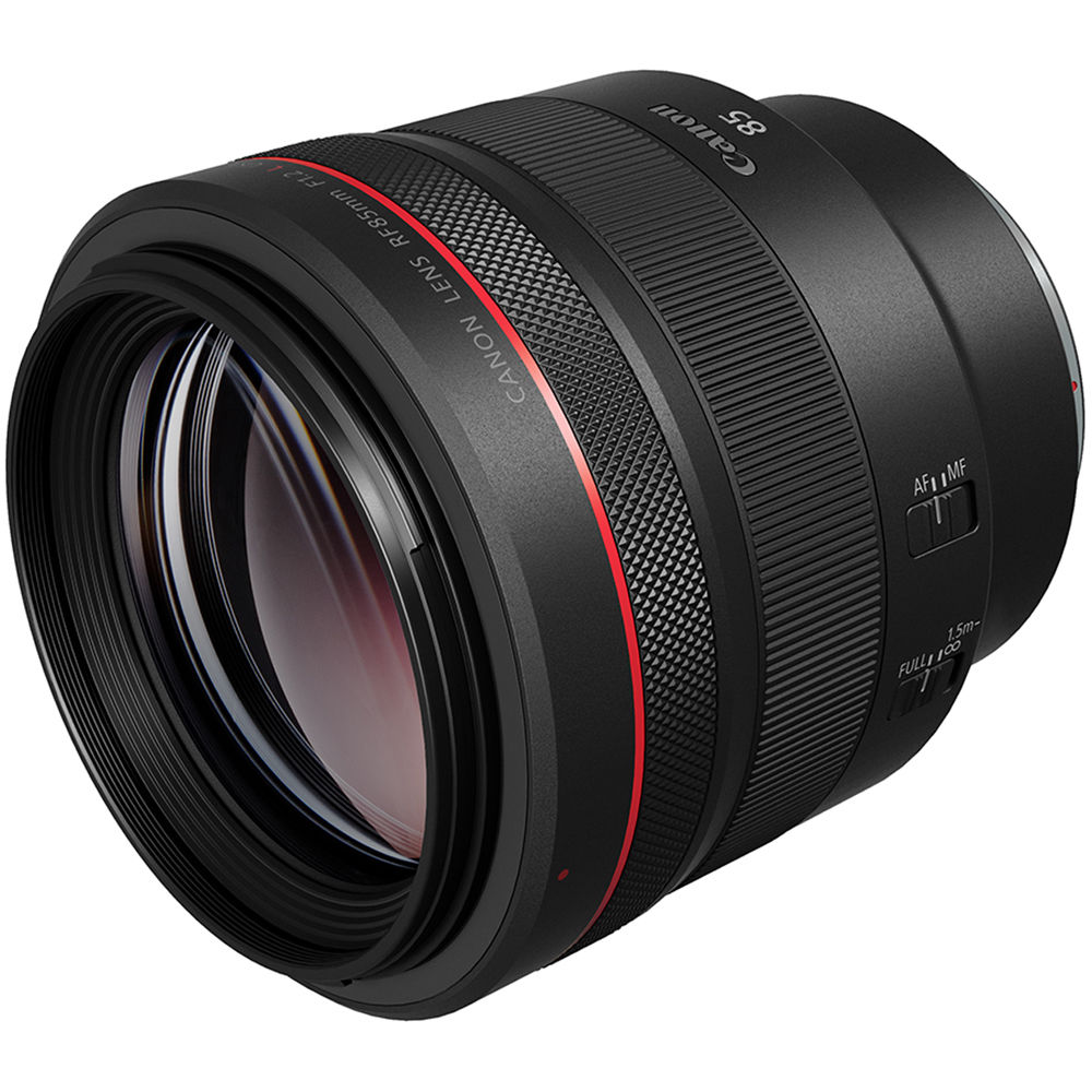 Lente Canon RF 85mm f/1.2 L USM - vista trasera