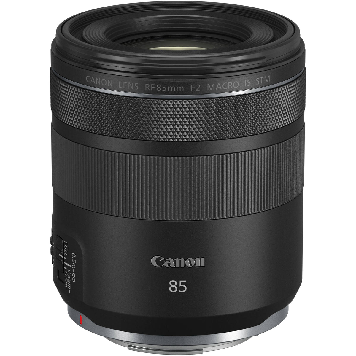 Lente Canon RF 85mm f/2 Macro IS STM - vista principal