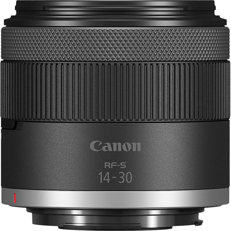 Lente Canon RF-S 14-30mm f/4-6.3 IS STM PZ - vista frontal