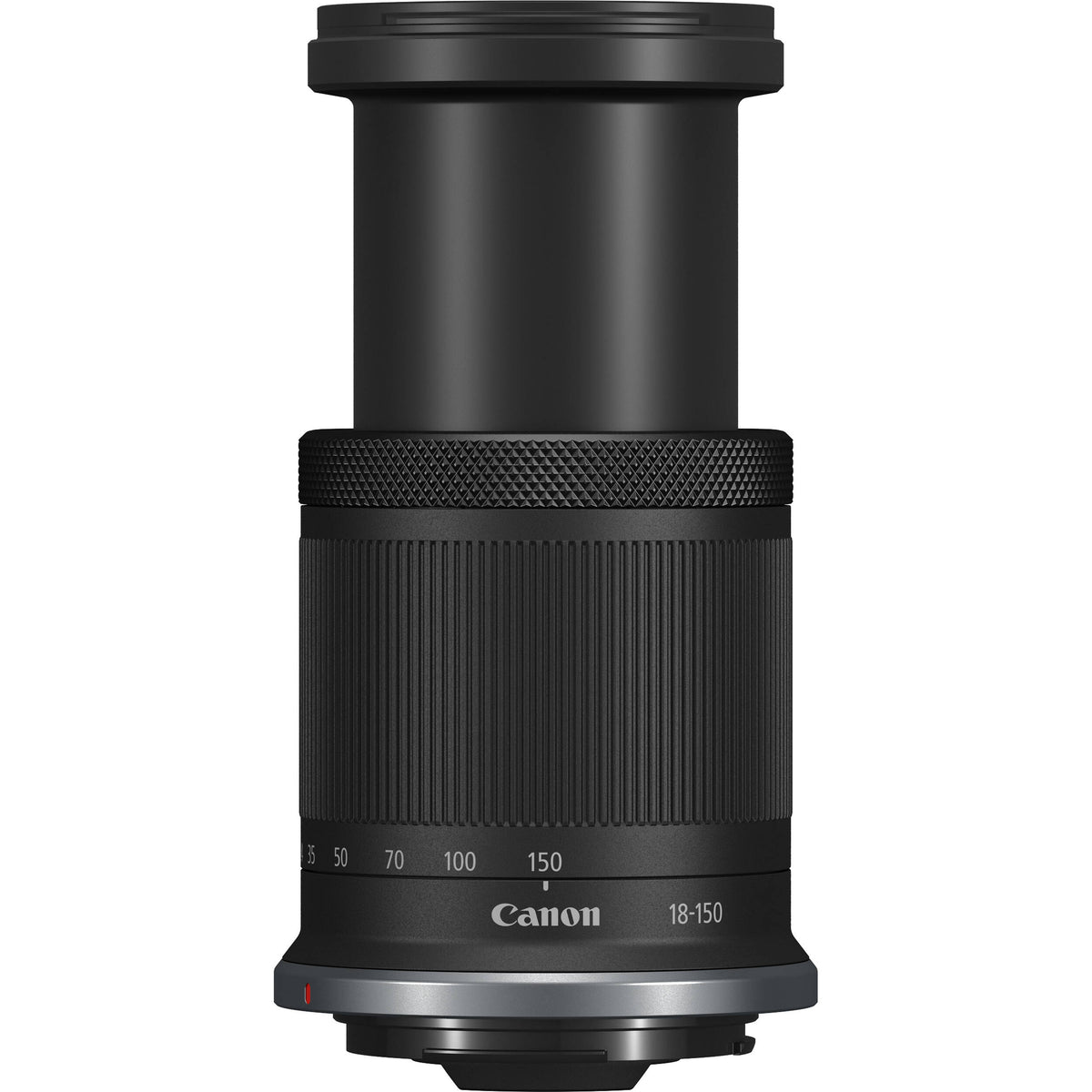 Lente Canon RF-S 18-150mm f/3.5-6.3 IS STM - vista frontal