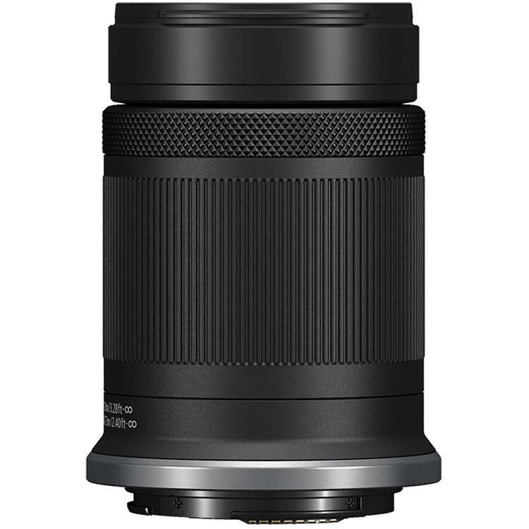 Lente Canon RF-S 55-210mm f/5-7.1 IS STM - vista lateral