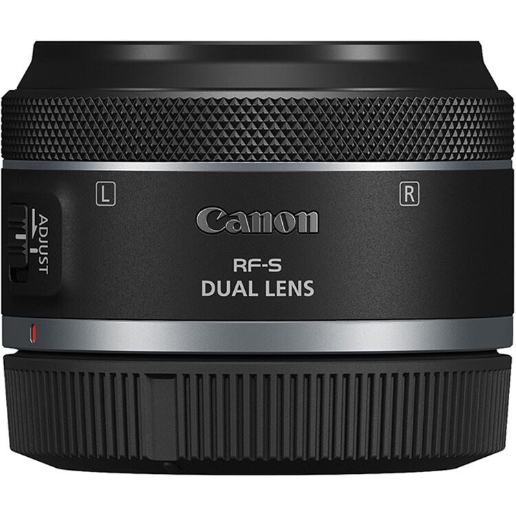 Lente Canon RF-S 7.8mm f/4 STM Dual - vista trasera