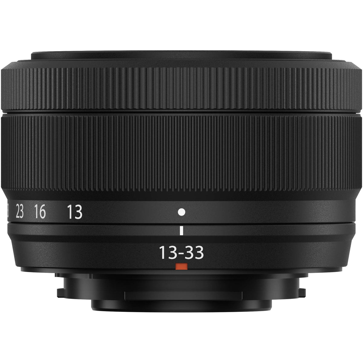 Lente Fujifilm XC 13-33mm f/3.5-6.3 OIS - vista frontal