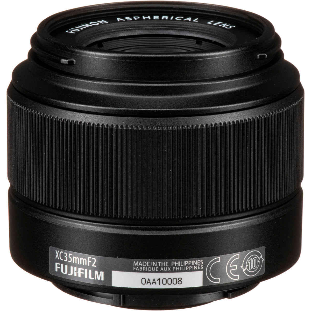 Lente Fujifilm XC 35mm f/2 - vista trasera