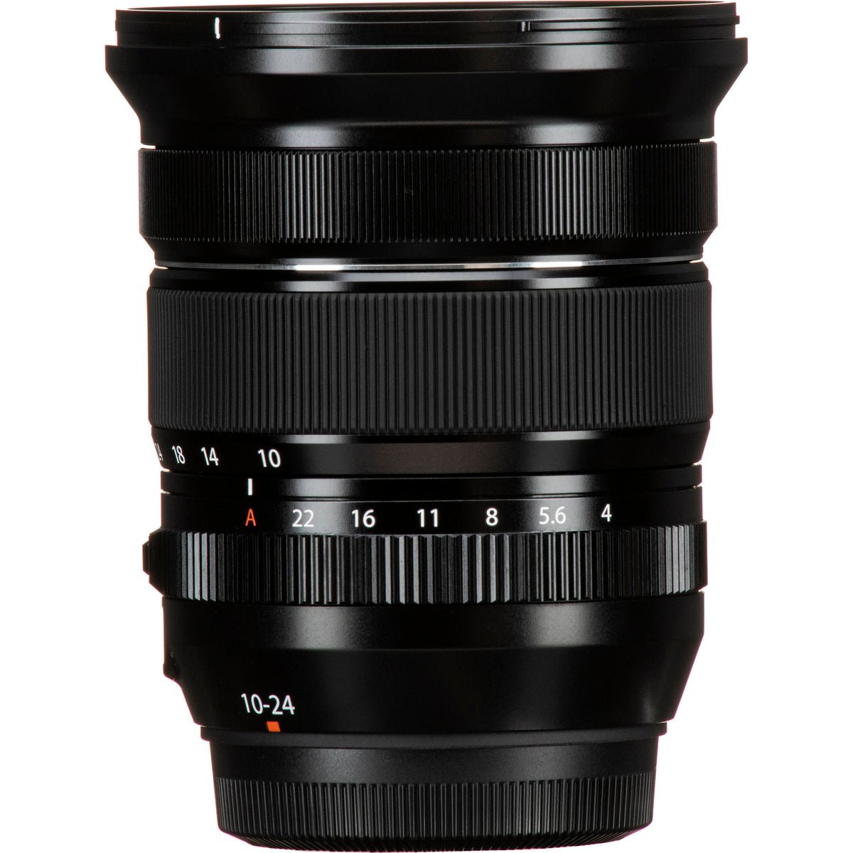 Lente Fujifilm XF 10-24mm f/4 R OIS WR - vista lateral