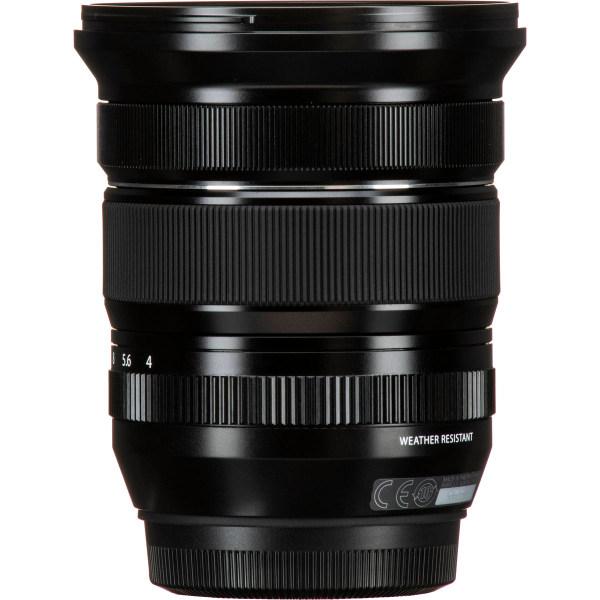 Lente Fujifilm XF 10-24mm f/4 R OIS WR - puertos y conexiones