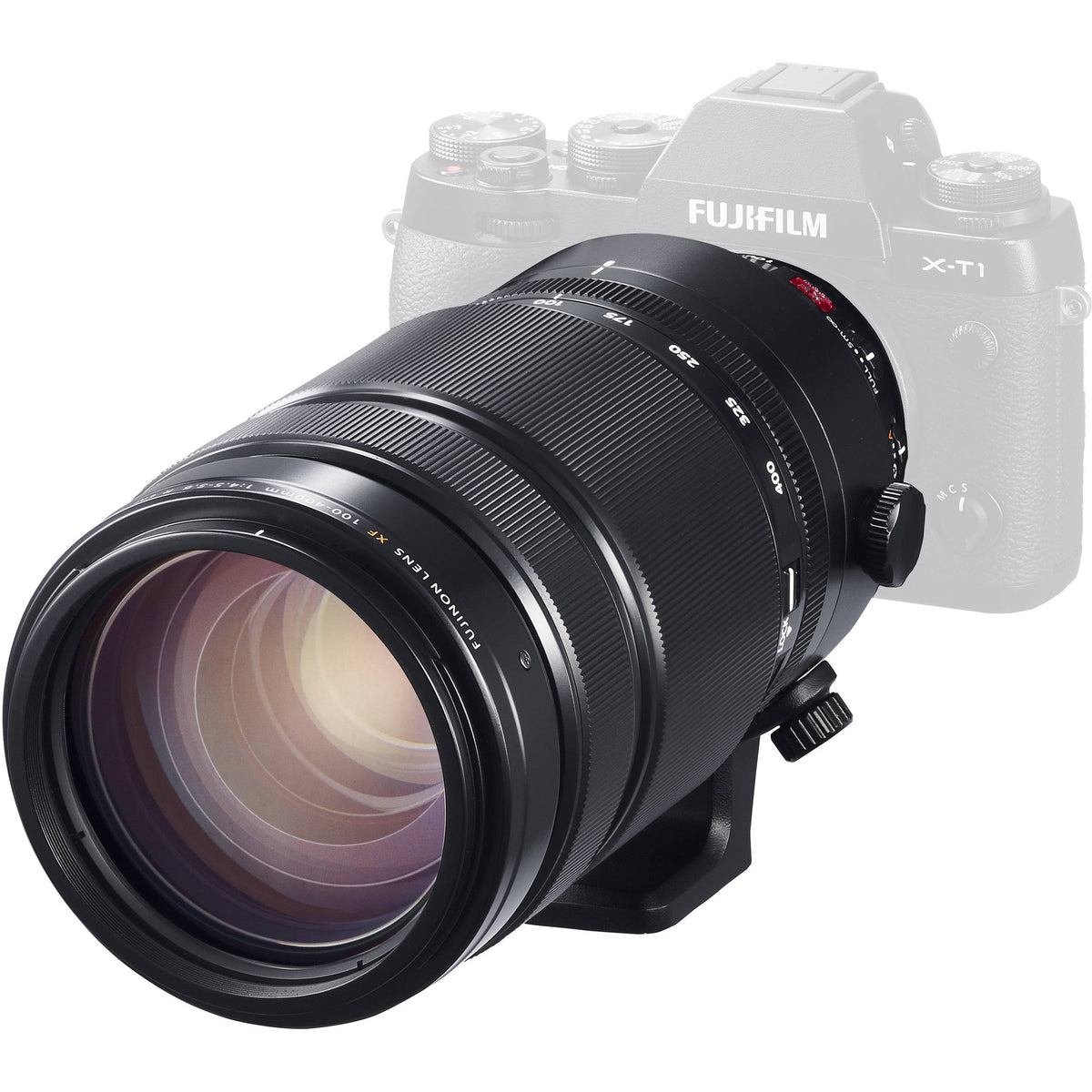 Lente Fujifilm XF 100-400mm f/4.5-5.6 R LM OIS WR - vista frontal