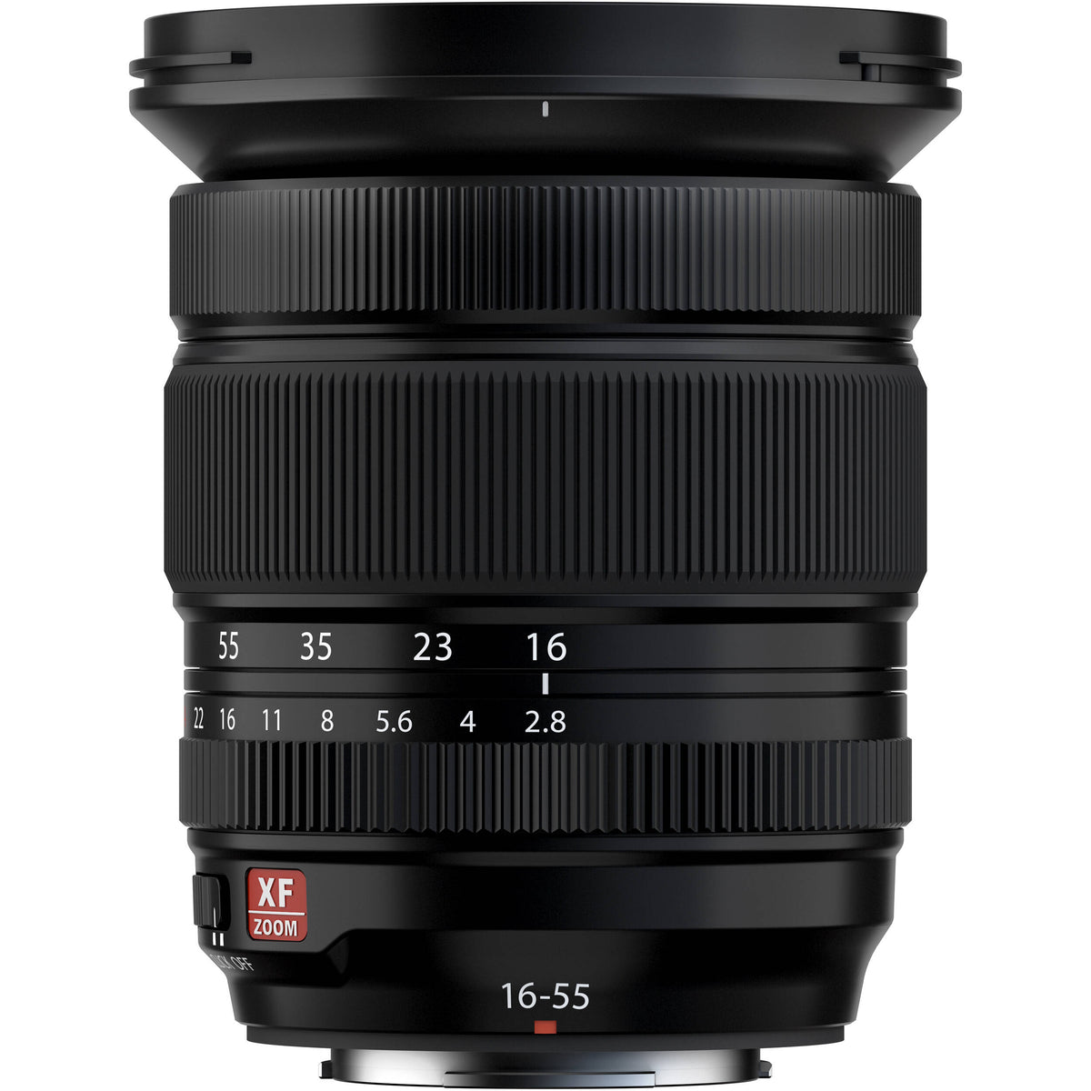 Lente Fujifilm XF 16-55mm f/2.8 R LM WR II - vista frontal