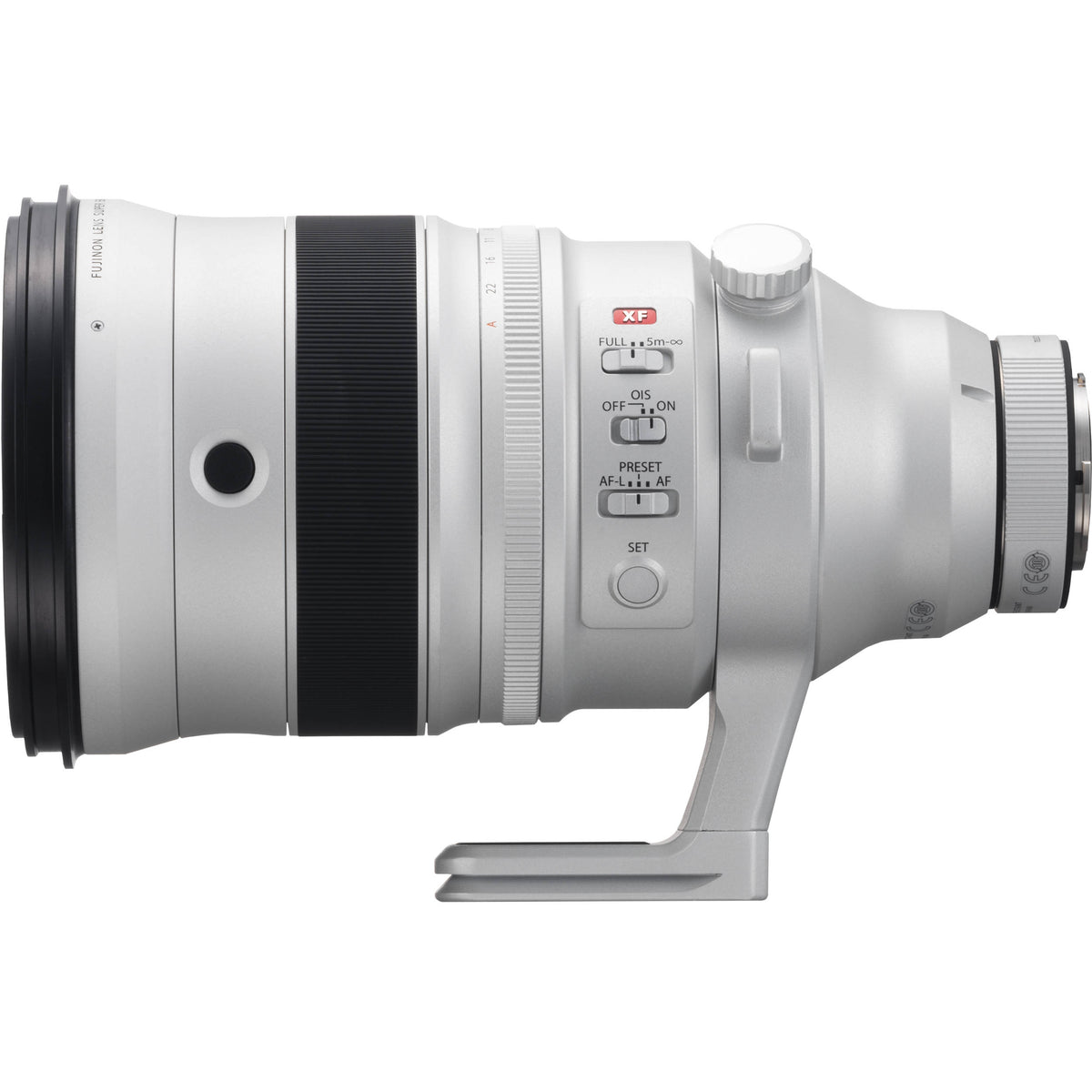 Lente Fujifilm XF 200mm f/2 R LM OIS WR con Teleconvertidor 1.4x - vista trasera