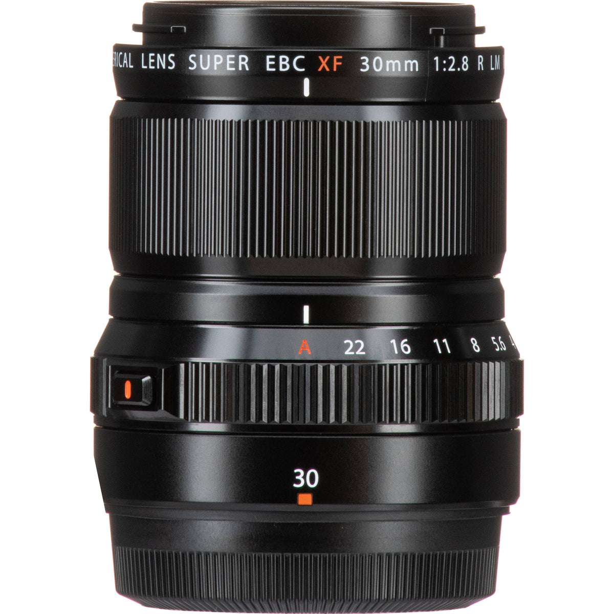 Lente Fujifilm XF 30mm f/2.8 R LM WR Macro - vista frontal