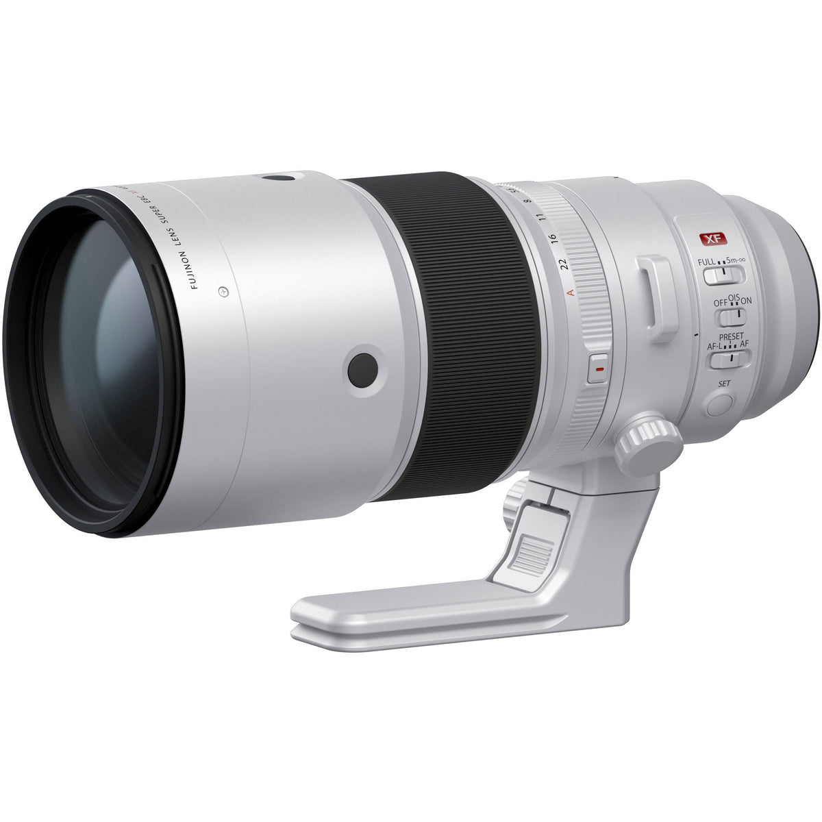 Lente Fujifilm XF 400mm f/4.5 R LM OIS WR - vista trasera