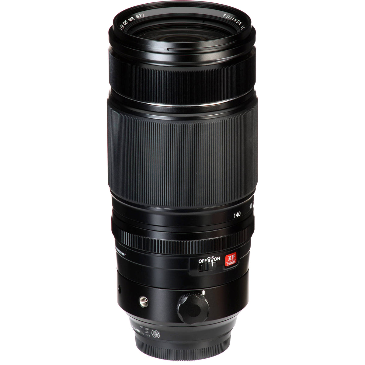 Lente Fujifilm XF 50-140mm f/2.8 R LM OIS WR - vista lateral