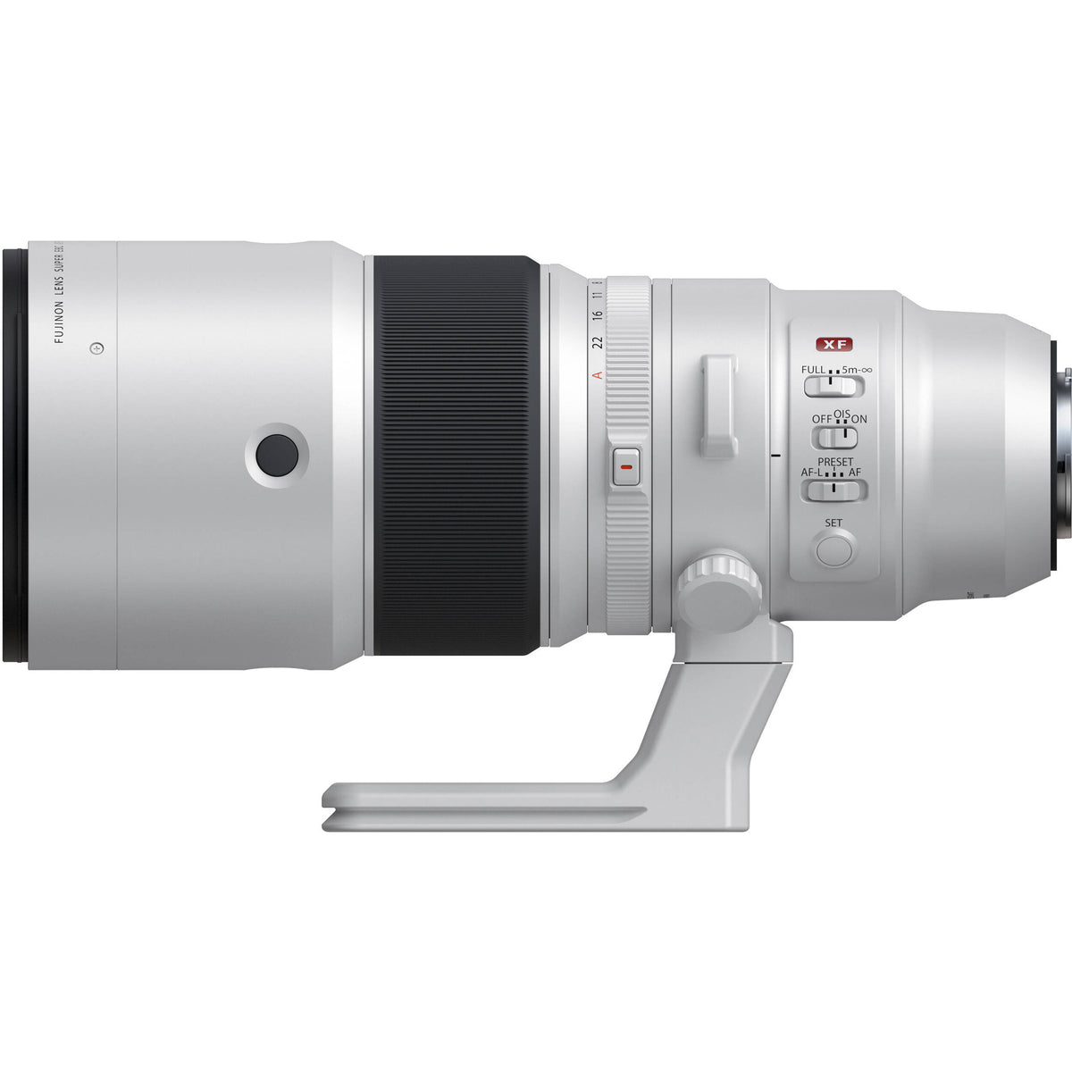 Lente Fujifilm XF 500mm f/5.6 R LM OIS WR - vista trasera