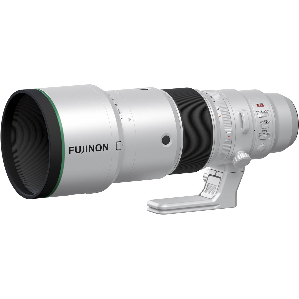 Lente Fujifilm XF 500mm f/5.6 R LM OIS WR - puertos y conexiones