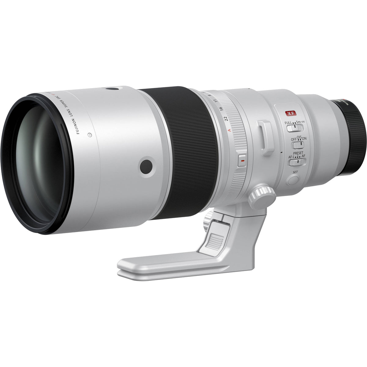 Lente Fujifilm XF 500mm f/5.6 R LM OIS WR - contenido de la caja