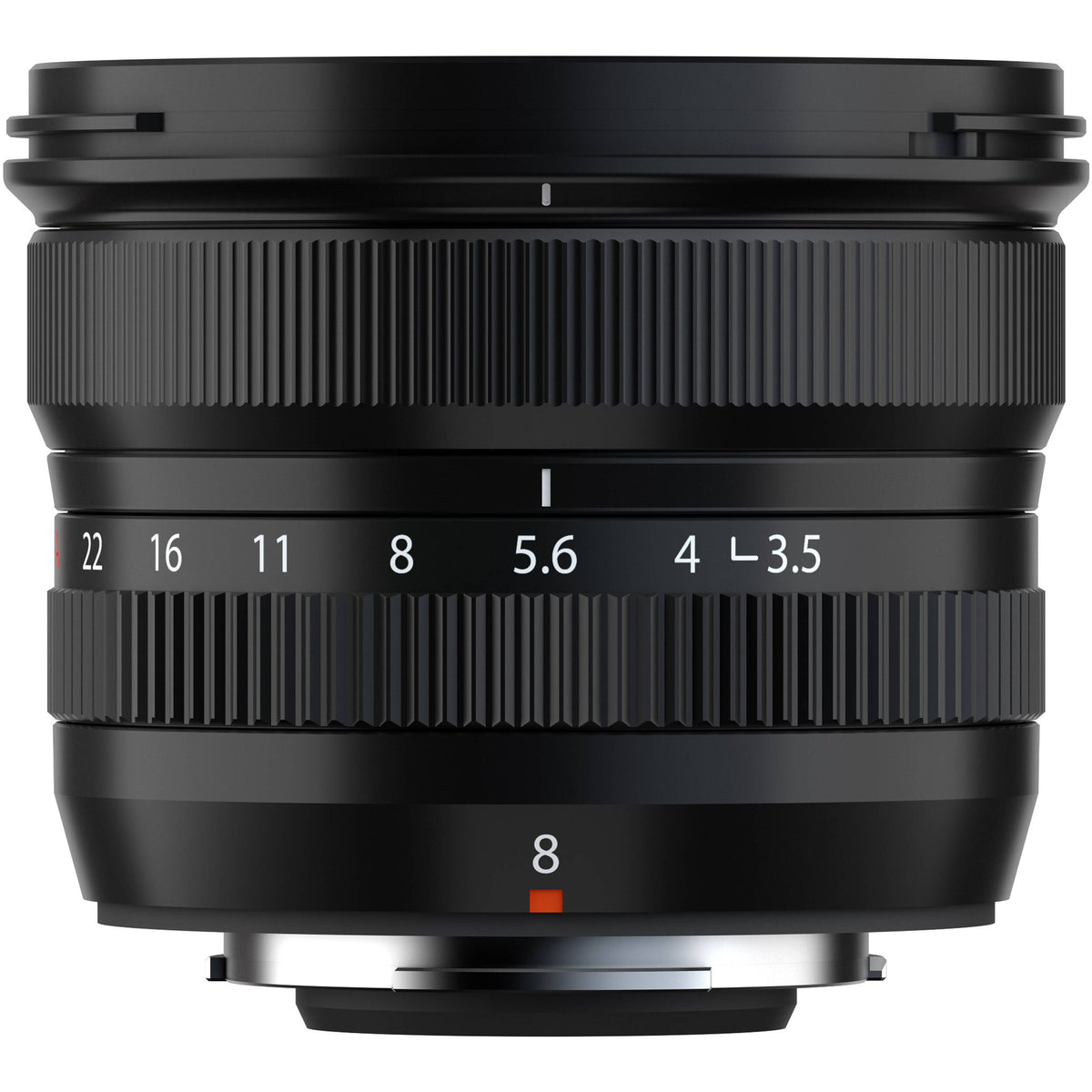 Lente Fujifilm XF 8mm f/3.5 R WR - vista frontal