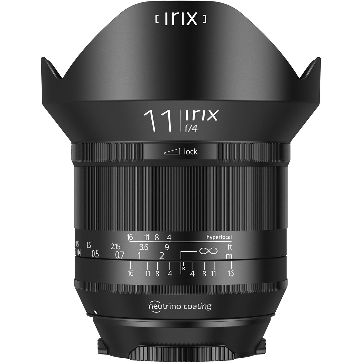 Lente IRIX 11mm f/4 Blackstone - vista principal
