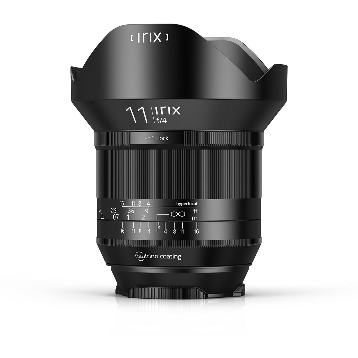 Lente IRIX 11mm f/4 Blackstone - vista frontal