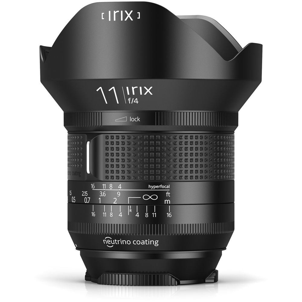 Lente IRIX 11mm f/4 Firefly - vista frontal
