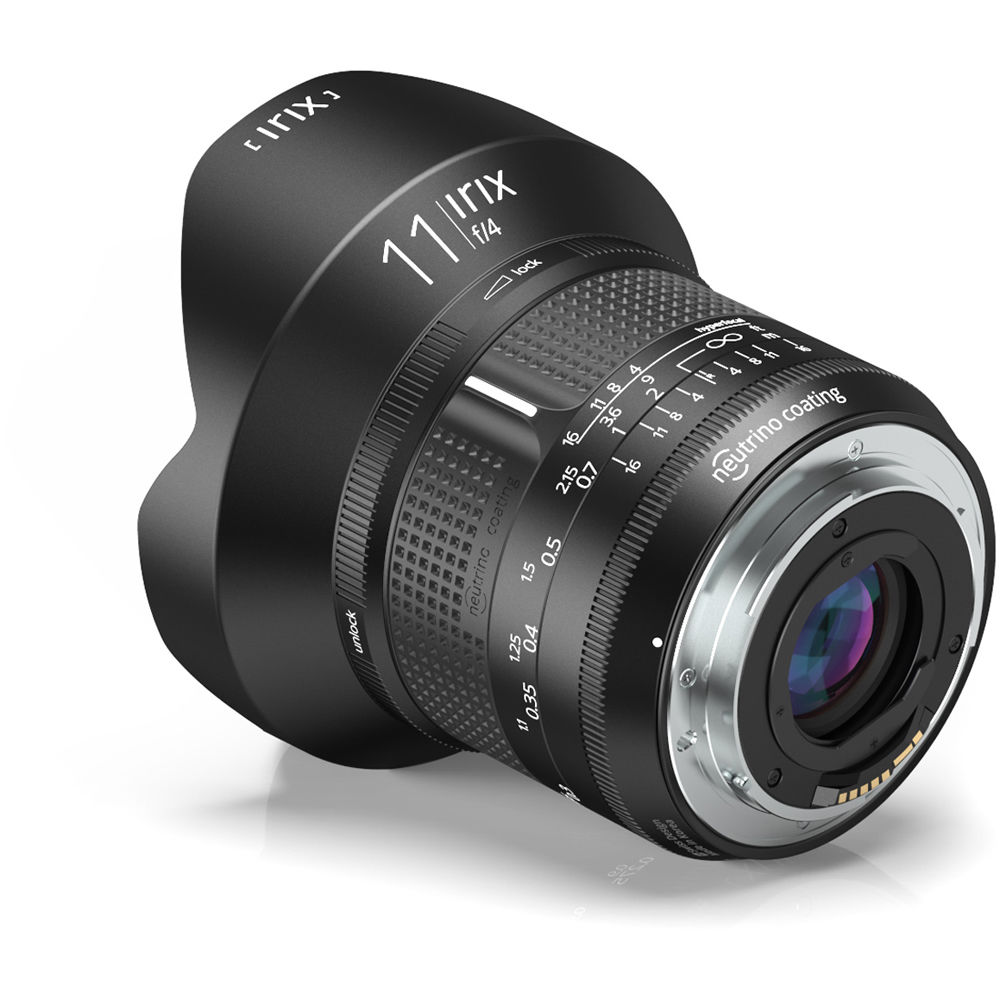 Lente IRIX 11mm f/4 Firefly - vista lateral