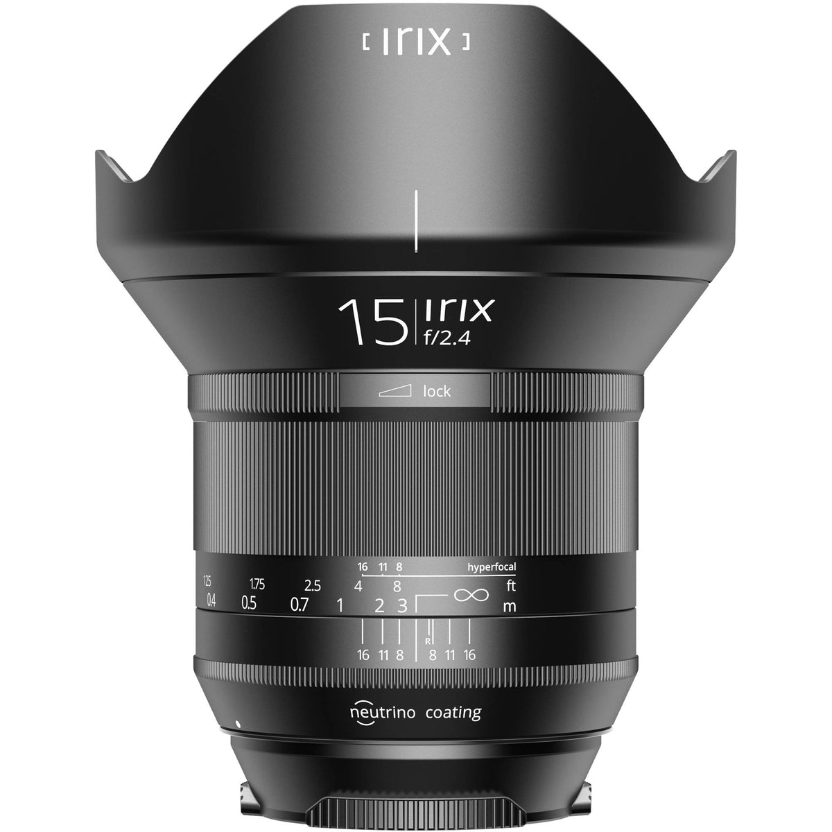 Lente IRIX 15mm f/2.4 Blackstone - vista principal